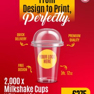 Milkshake Cups Without Lids